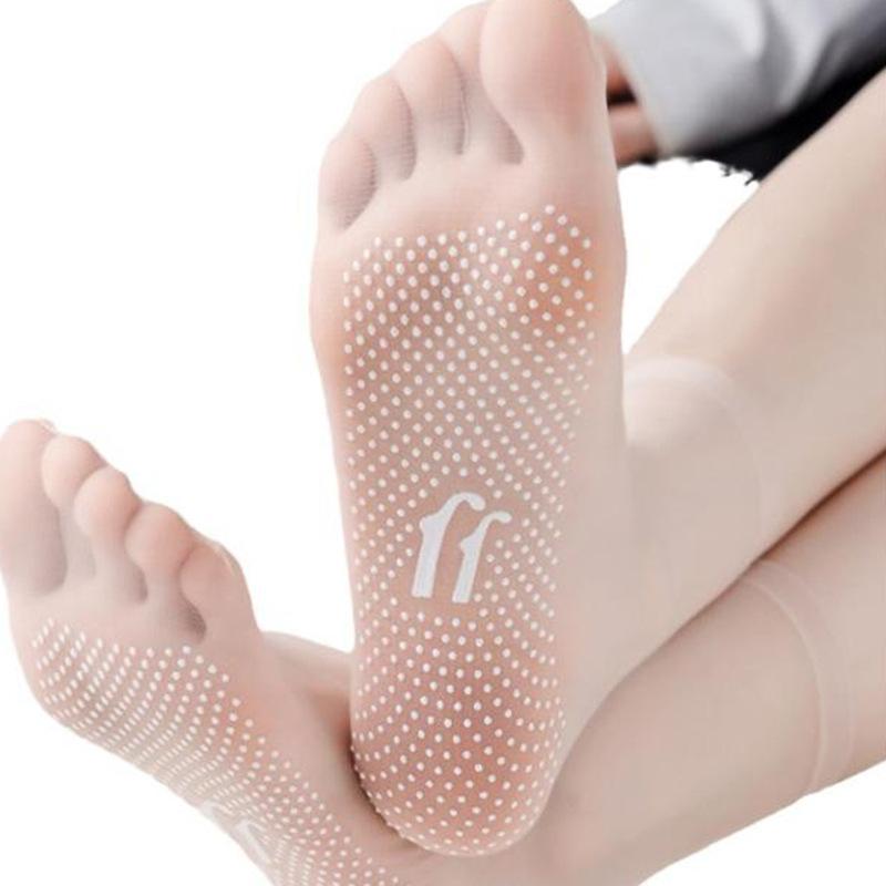 10 пар женских летних тонких нескользящих массажных носков для ног с кристаллами