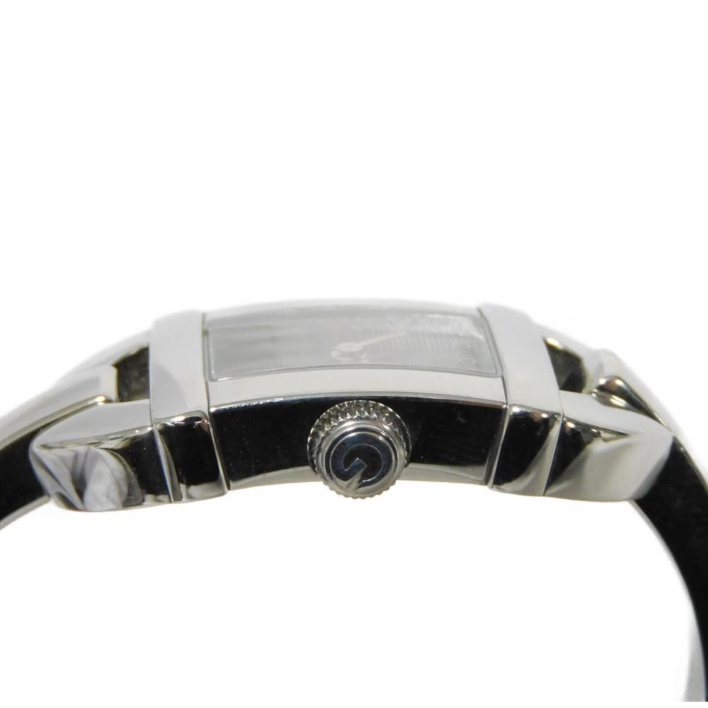 Used 9539 Bangle Watch 6800L 7975 Black Dial Quartz Stainless Steel Women's from Japan AUTHENTIC
