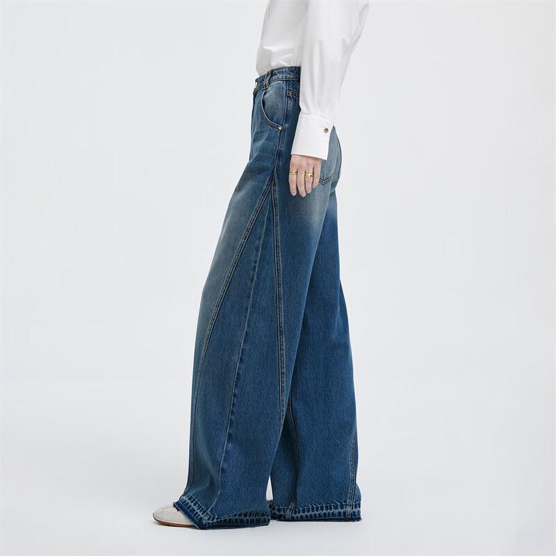 GIOVANNI VALENTINO Women's 2025 Wide-Leg Denim Pants