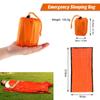 Outdoor Emergency Survival Sleeping Bag Thermal Blanket Mylar Waterproof Reusable Sack Portable Camping Hiking Emergency Gear