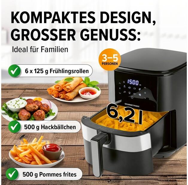 Gourmetmaxx Digital Deep Fryer (10407)