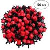 50pcs Adjustable Irrigation Drippers Sprinklers 1/4''  Emitter Dripper Micro Drip Irrigation Sprinklers