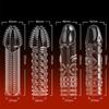 Penis Covers Extender Men's Condoms Crystal Penis Condoms Finger Cock Ring Adult Sex Toy For Sex Male Longer Lasting