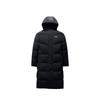 Sports Lifestyle Series Solid Color Comfortable Breathable Long Down Jacket Unisex Outerwear Black 972448902-3