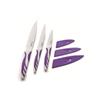 Ibili 727612P Couteau De Cuisine Antiadhésive Acier Inoxydable Violet 12,5 Cm