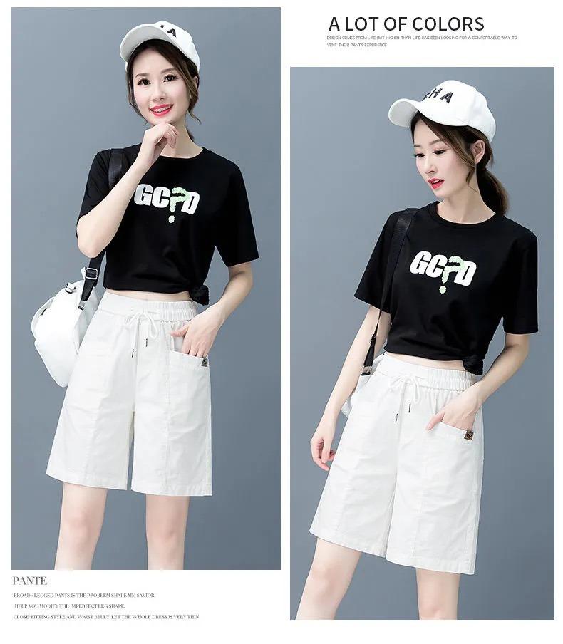 Women's Summer Wide-Leg Five-Point Shorts: Loose Fit, Plus Size, Flattering for All Figures, Versatile Casual Wear