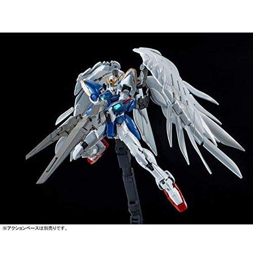 BANDAI RG Wing Gundam Zero EW & Drei Zwerg [Titanium Finish] 1/144 Blue