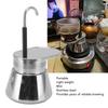 Coffee Maker Pot Pot Stainless Steel Italian Type Large Capacity Light Weight Portable Coffee Maker Stovetop