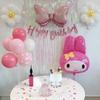 Воздушный шар Min's Select для дня рождения Sanrio My Melody Kuromi Daisy, принадлежности для дня рождения, набор для домашней вечеринки, 2 набора конусов My Melody, популярные корейские игрушки