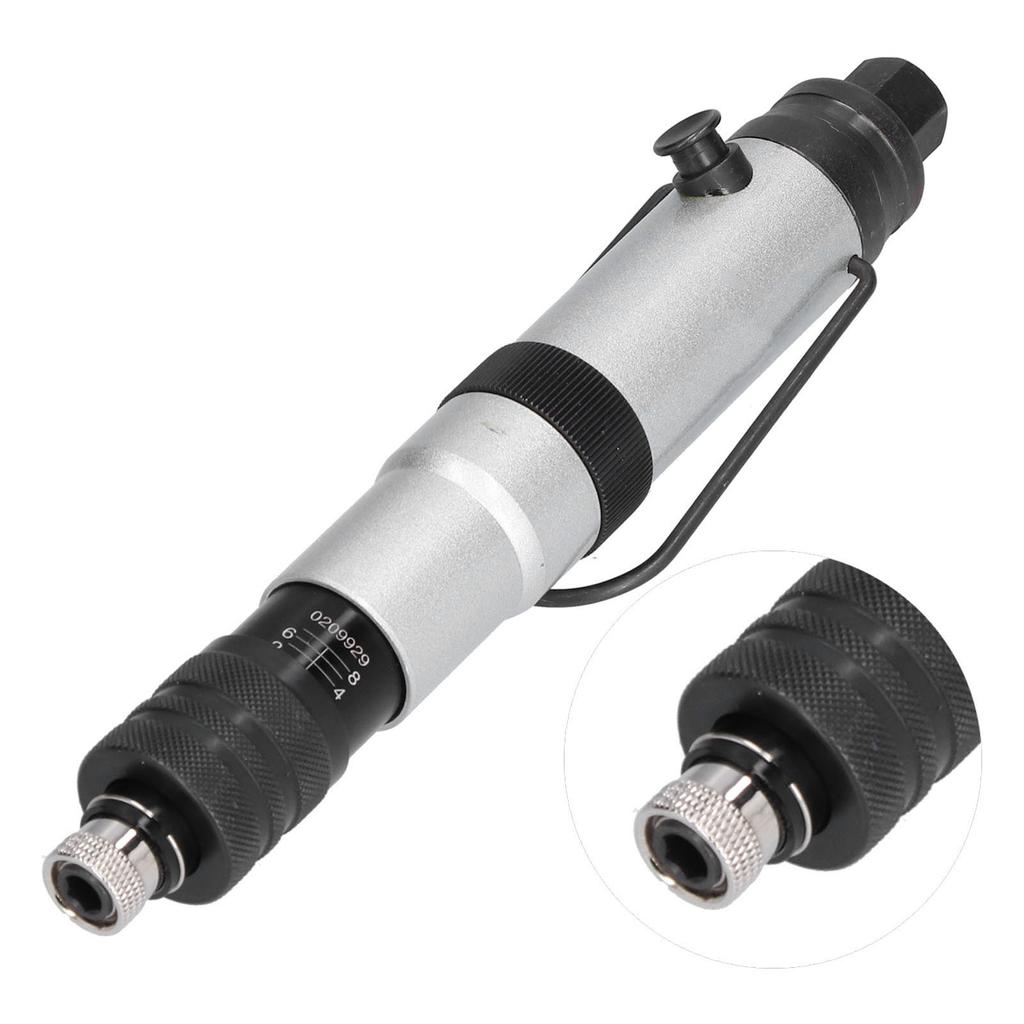 1 4in Clutch Type Pneumatic Screwdriver Contact Pressure Adjustable Torque Control Screwdrive