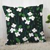 Chamomile Pillowcase Sofa Car Waist  Home Style Flower Landscape Cushion Cover