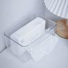 Transparent Storage Box Wall Mounted Tissue Box Large Capacity Disposable Mask