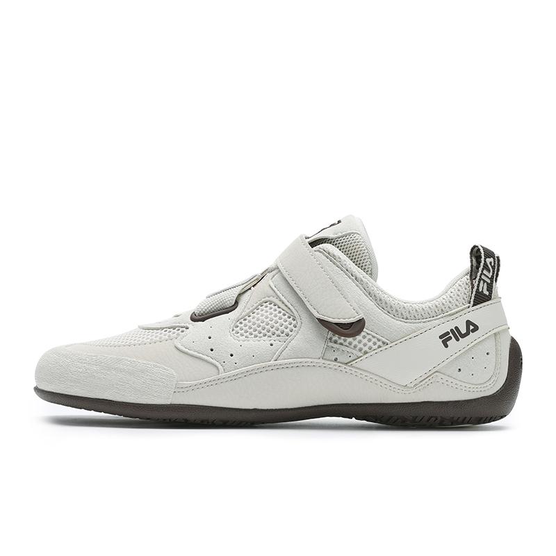 Fila Step Color Stone Shoes Retro Sports Versatile Fashion Comfortable Wear-Resistant Low-Top Casual Shoes Women Sneaker White Brown F12W532152F-BI