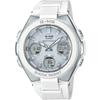 Baby-G MSG-W100-7AJF [G-ms 2HRadio Wave Solar Watch PL Band White/Silver] Round Watch White