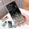 For Samsung A21S Case Fashion Glitter Bling Phone Cases For Samsung Galaxy A21S Case 6.5 Inch A 21S A21 S Transparent Soft Silicone TPU Back Cover