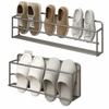 Easy Installation Wall Mount Shoe Storage Removable Shoe Holder Hanging Shoe Rack Home Use