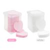 600Pcs Heart Shaped Eyelash Glue Cleaning Cloth Gentle Non Irritating Cotton Pad Portable Makeup Remover Tool for Easy