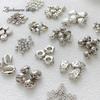 Silver CCB Series: Versatile Spacer Beads - Flower & Heart Designs for DIY Jewelry Making