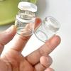 2/5Pcs Clear Travel Bottle Empty Leak-Proof Essence Bottled With Flip-Top Glass Cosmetic Containers Makeup Remover & Lotion