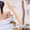 Carbonized Eight-Bead Massager: Beauty and Body, Back Acupoint, Tendon, Meridian, Beech Scraping Stick