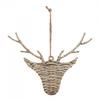 Hill Interiors The Noel Collection Wicker Reindeer Christmas Decoration