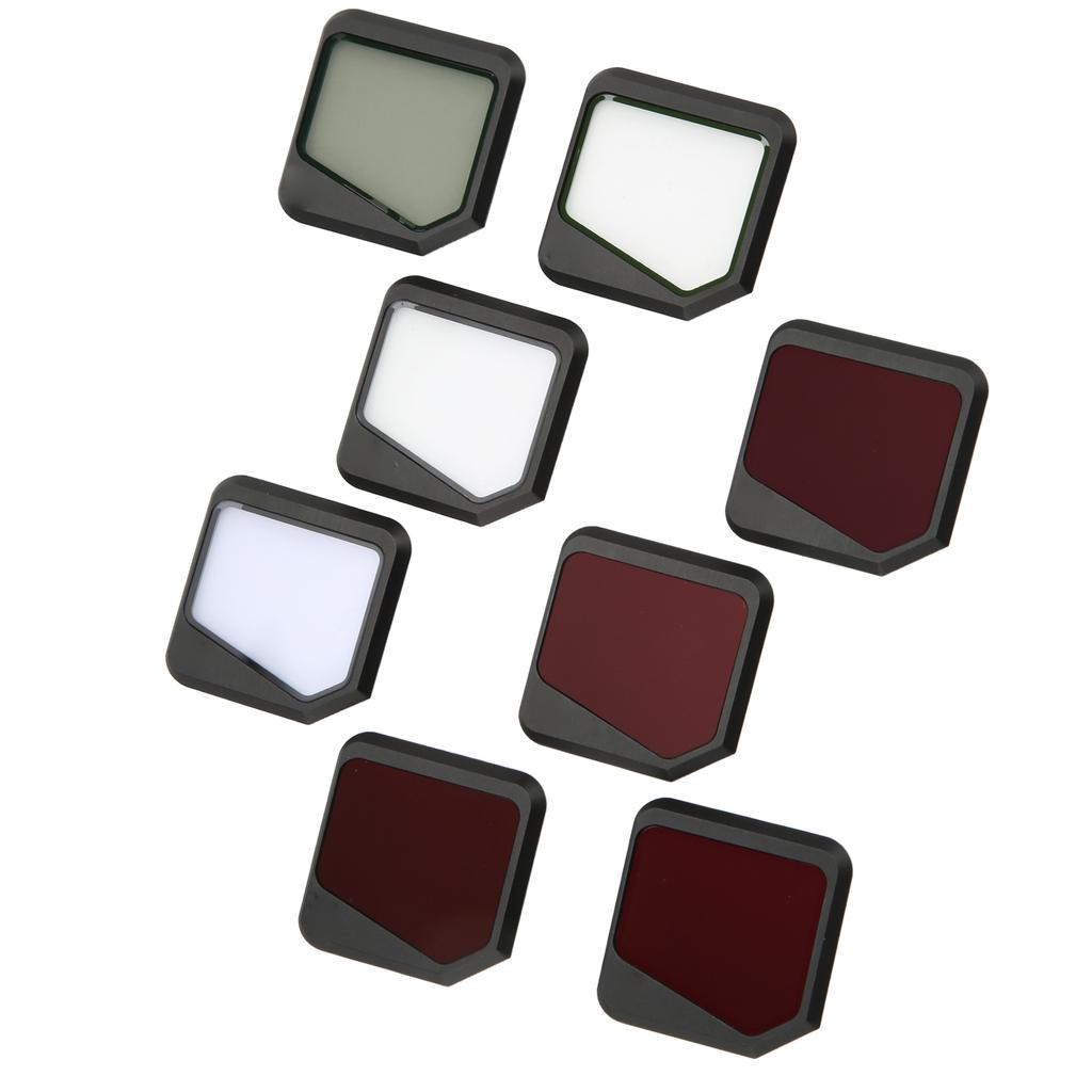 Junestar 8pcsset Drone Camera Lens Filter Set MRCUV CPL STAR Night ND16 32 64 1000 Filter Kit for