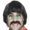 70s Mersey Wig & Moustache