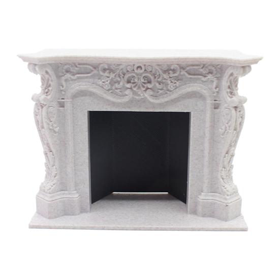 Mini Fireplace Model Toy for 1:12 Doll Houses Realistic Pretend Play Display Fireplaces European Style Hearth Model Accessories Photography Prop