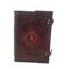 Handmade Leather Bound Metal Lock  Stone Diary and Journal For Office And Home