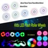 4pcs LED 60mm 62mm 90A 80mm 76mm 72mm Flash Wheel Roller Wheels Parts Outdoor Inline Skates
