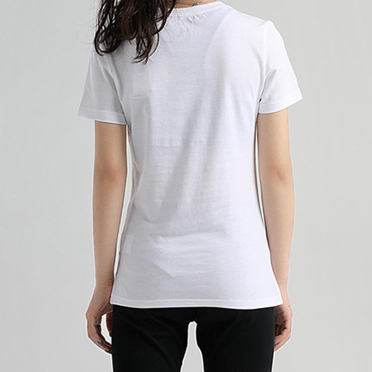 Adidas Neo Casual Round Neck Straight T-Shirt Women Tops White GJ7918
