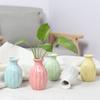 Mini Ceramics Flower Vase Nordic Hydroponics Vases Creative Room Decor Flower Plant Bottle Pots Table Ornament Colorful Vase