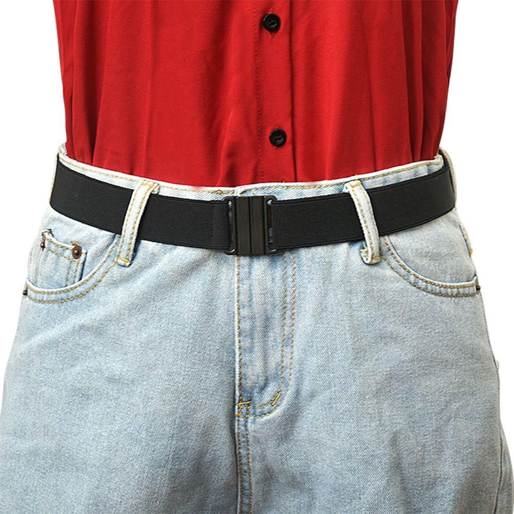 Эластичные ремни стрейч Холщовые ремни Эластичный пояс Модный поясной ремень Унисекс