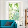 [R5019] - Green 'Bamboo' Window Stickers - 40x30 Cm (2 Rooms)