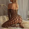 Sexy Crotchless Lingerie For Women Fishnet Teddy Bra Set Erotic Costumes Stretch Mesh Hollow Bodystockings Female Underwear Sets