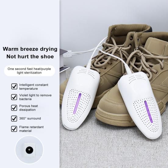 1 Pair Shoes Dryer Eliminate Odor Sanitize Shoes Quick Heat Dehumidification 360 Degree Drying Energy Saving Boot Dryer