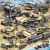 1000PCS Tank Building Blocks 8in1 Military Heavy Tank Model Building Block Army Toys for Boy