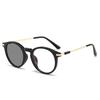 Elderly Ultra-light Anti-blue Photosensitive Gray Glasses Reading Glasses for Women Round Frame Retro Presbyopia Eyewear