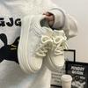 Spring and Autumn New Korean Version Fashion Trend Versatile Pure White Shoes Board Shoes Comfortable Casual non-Slip Women's