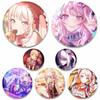 32/44/58mm Cute Project SEKAI Anime Pins Akiyama Mizuki Tinplate Badge DIY Custom Cartoon Girl Brooch Pin for Hat Bag Fans Collection Gifts