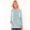 Lazy Jacks Womens/Ladies Striped Roll Neck Sweatshirt