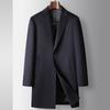 Autumn and Winter Mulberry Silk Wool Trench Coat Middle-aged and Young People Light Luxury Business Official Warm Woolen Jacket