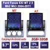 9.7'' Android Car Radio For Ford Focus EXI MT 2 3 Mk2 Mk3 2004-2011 2 DIN Tesla Vertical Screen Carplay Autoradio Multimedia Player 2+32GB