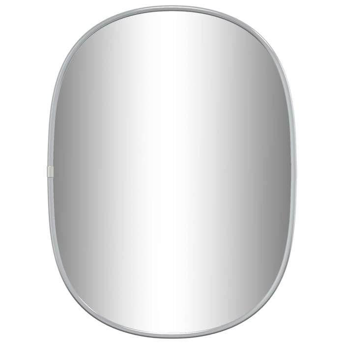 VidaXL Wall Mirror Makeup Vanity Cosmetic Bedroom Decoration Bathroom Living Room Interior Silver 348210