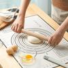CandyKiki Thick Baking Mat for Bread Making, Perfect for Kneading, Cooking, Baking, and More. Perfect for Slip-Proof Baking. Available In Red and Blac