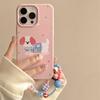 Cartoon Cute Suitable for IPhone16promax Polka Dot Puppy Apple 14 Mobile Phone Case 13 Anti-fall 12/15/11