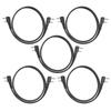 5Pcs K Heads Copy Cable Two Way Radio 2 PIN Cloning Copying Wire Line Accessories