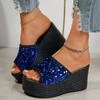 Women Slippers  New Summer Sandals Wedges Platform Beach Slippers Trend High Heels Ladies Shoes Pumps Thick Slides Women