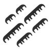 INFINAUTO 6pcs Engine Spark Plug Separator Internal 7mm 8mm Ignition Wire Separator Holder for Chevrolet Ford Plastic Black