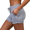 Women's Beach Sports Shorts Elastic Slim Drawstring Shorts Pants with Pockets Summer Casual Yoga Pants
